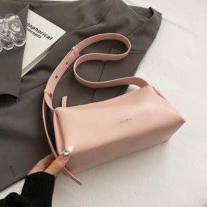 BSS18183洋氣粉色小眾包包女士2024新款時尚單肩腋下包百搭上班通勤斜挎包