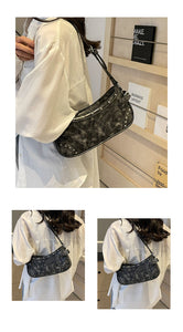 BXCY24013夏天法式小眾手提包包女2024新款潮夏季百搭時尚質感腋下包單肩包