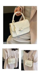 BMS736韓國手提小包包女士2024新款小眾設計斜挎包流行百搭通勤單肩小包