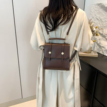 画像をギャラリービューアに読み込む, HL6601銀色雙肩包包女式2024新款潮春季時尚韓國背包學生手提旅行包書包