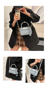BPDL3627百搭ins斜挎包包女士2024新款潮時尚韓國小托特包小眾單肩手提包