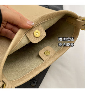 B5810693小眾設計手提包包女夏季2024新款潮時尚水桶包百搭單肩包斜挎包