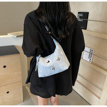 將圖片載入圖庫檢視器 BQX606夏季新款蝴蝶小包包女2024時尚洋氣手提包百搭質感通勤個性斜挎包