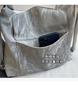 BDMM8843雙肩包女2024新款旅行背包大容量百搭托特包時尚單肩學生韓版書包