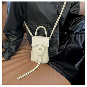 BCCJ1005小眾設計小包包女2023秋冬新款時尚手拎手機包個性復古單肩斜挎包
