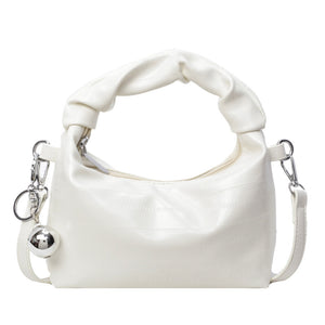 BYD7001銀色手提包包女夏天2024新款潮小眾設計時尚斜挎包質感上班小拎包