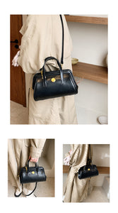 BDK1905今年流行法式復古軟皮通勤手提包包女2023新款時尚單肩斜挎小方包