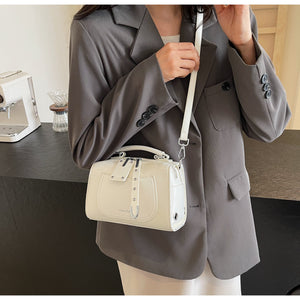 BJC9875今年流行波士頓包包女2024新款小眾銀色斜挎包時尚夏季手提枕頭包