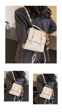 画像をギャラリービューアに読み込む, BZB9042小眾設計包包2024新款百搭雙肩包女手提韓版日系書包外出旅行背包