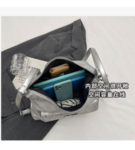 BSJPJY09002雙肩包女2024新款旅行背包大容量百搭托特包時尚單肩學生韓版書包