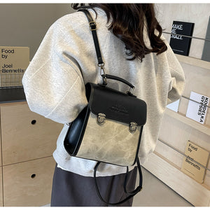 BRD2151小眾設計包包2024新款百搭雙肩包女手提韓版日系學生書包外出背包