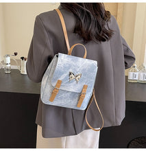 画像をギャラリービューアに読み込む, BZB5608雙肩包包女2024新款時尚小眾設計手提韓版學生書包大容量旅遊背包