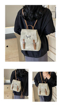画像をギャラリービューアに読み込む, BZB5608雙肩包包女2024新款時尚小眾設計手提韓版學生書包大容量旅遊背包