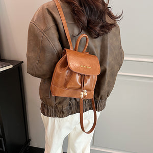 BSS8993小眾設計包包2023新款復古雙肩包女手提韓版水桶包外出休閒小背包