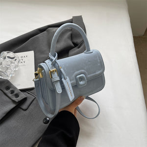BMS736韓國手提小包包女士2024新款小眾設計斜挎包流行百搭通勤單肩小包