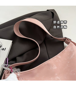 BYLL1015學生上課大容量包包女士2024新款潮時尚韓版托特包休閒斜挎通勤包