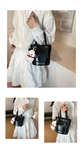 BZLL6011韓國小眾手拎包包夏天女2024新款潮時尚小托特包百搭斜挎水桶包