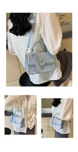 画像をギャラリービューアに読み込む, BMS736韓國手提小包包女士2024新款小眾設計斜挎包流行百搭通勤單肩小包