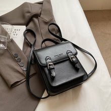 画像をギャラリービューアに読み込む, BMS1899銀色包包女2024新款小眾設計時尚雙肩包手提劍橋韓版書包旅遊背包