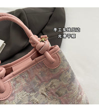 將圖片載入圖庫檢視器 BPDL7591新中式國風洋氣手提水桶包包女2024新款潮夏季時尚單肩斜挎包小包