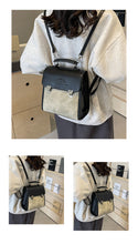 將圖片載入圖庫檢視器 BRD2151小眾設計包包2024新款百搭雙肩包女手提韓版日系學生書包外出背包