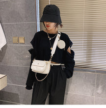 画像をギャラリービューアに読み込む, B984韓版時尚小方包多背法女包單肩包女斜挎包